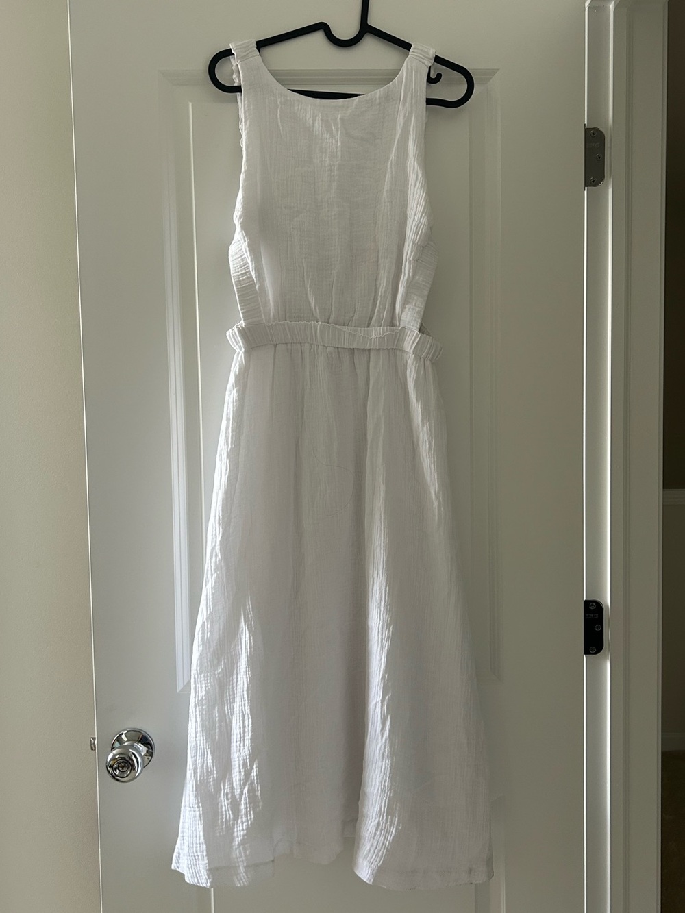 Lush Women’s White Sleeveless Maxi Dress Size M